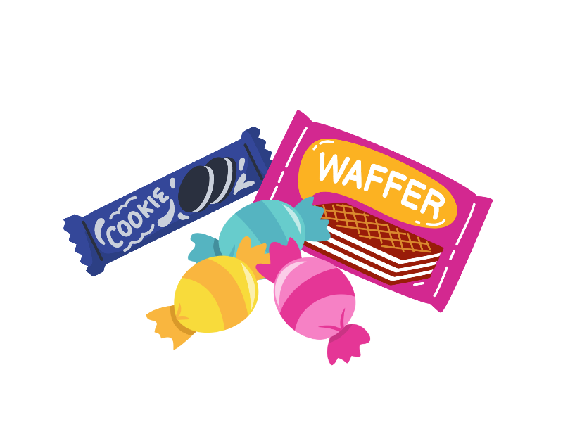 Снеки и сладости