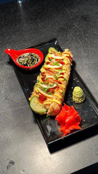 Ход-дог с лососем